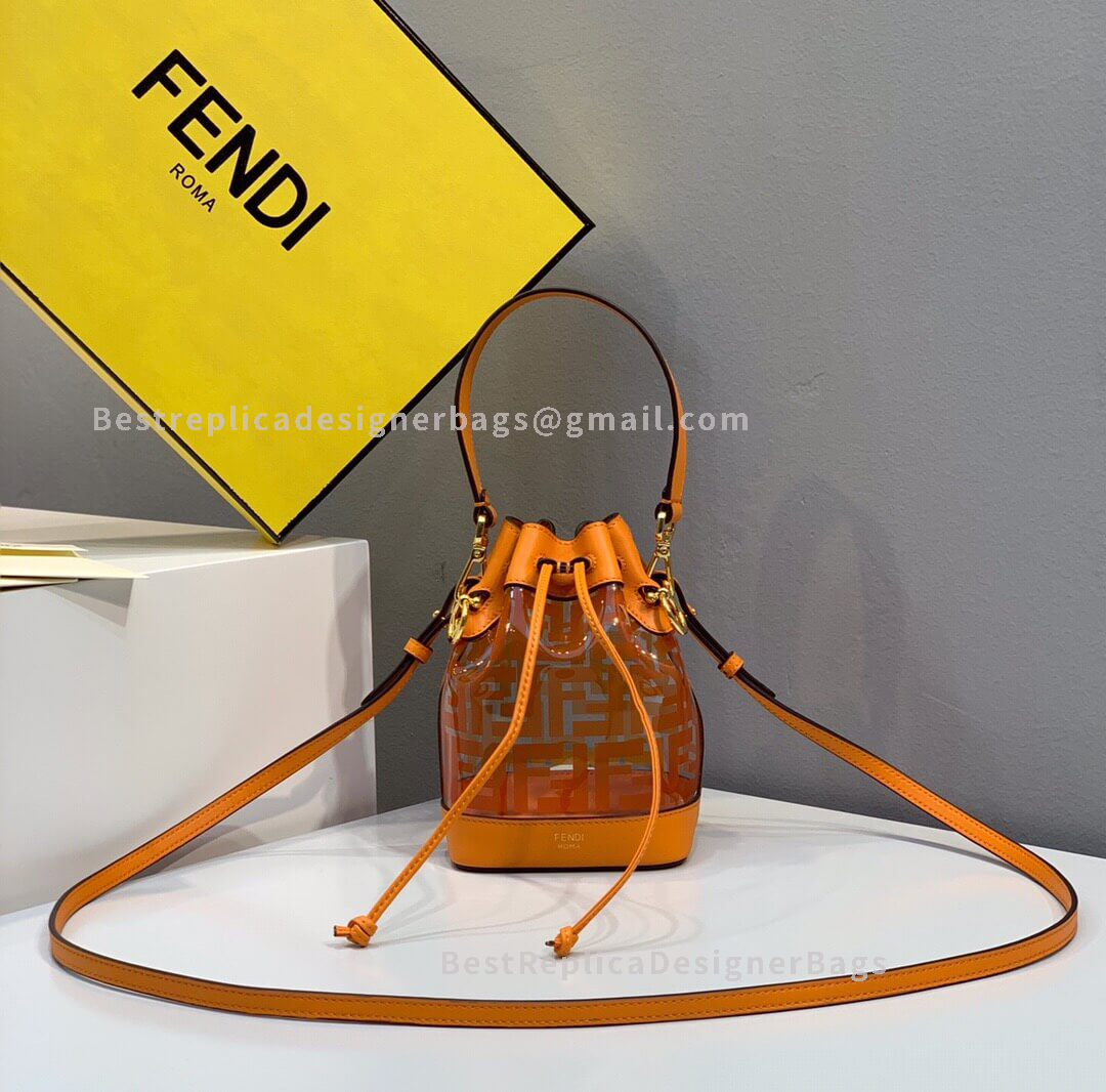 Fendi Mon Tresor Mini Bag In PU Orange 0503